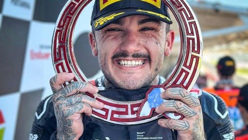 Aron Canet juara Moto2 di Mandalika. Foto: Instagram MotoGP.