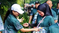 Para peserta tampak antusias mengikuti jalannya acara tersebut dari awal hingga akhir acara.