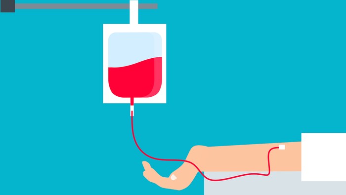 Ilustrasi donor darah