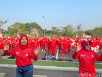 Antusiasme Warga Jakarta Senam Bareng YJI, Peringati Hari Jantung Sedunia 2024