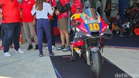 Tunggangan Luca Marini di tim Repsol Honda yang masih belum bertaji. 