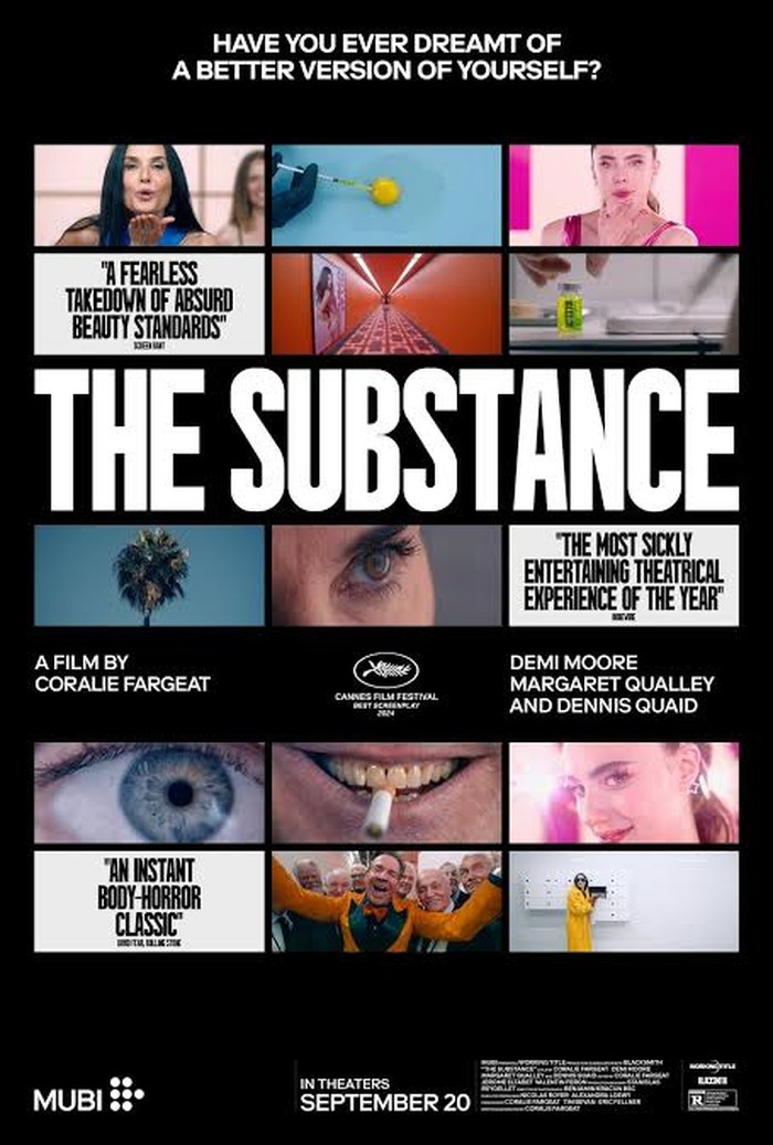 The Substance Cuplikan adegan dalam film The Substance.