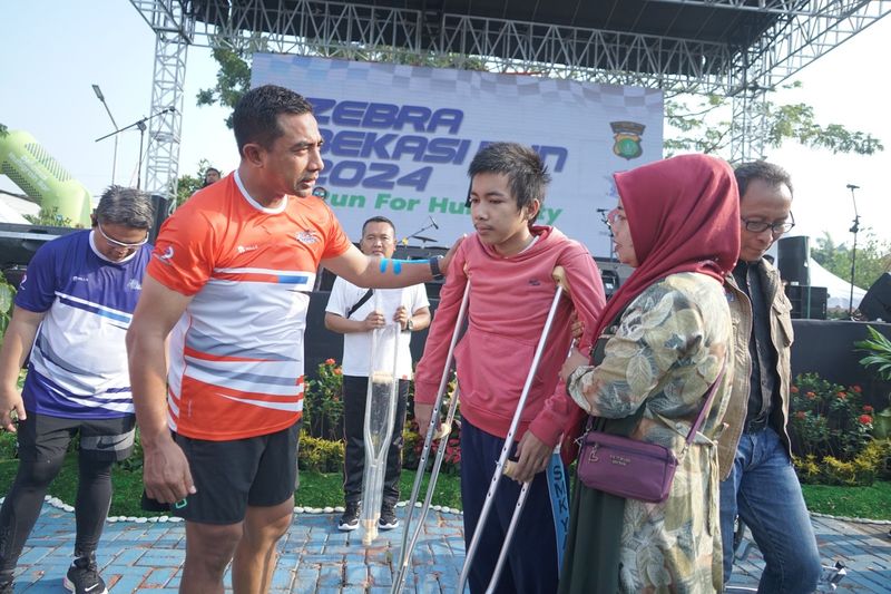 Zebra Run Hari Lalu Lintas di Bekasi (dok. Istimewa)