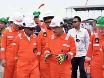 Tinjau Blok Cepu, Menteri ESDM Bahlil Minta Genjot Produksi