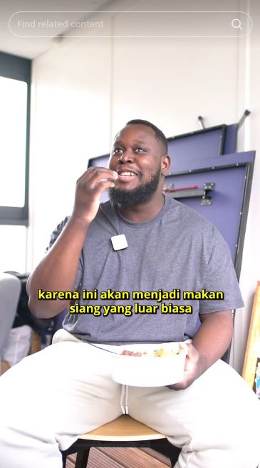 bule cicip nasi padang gegara video IShowSpeed