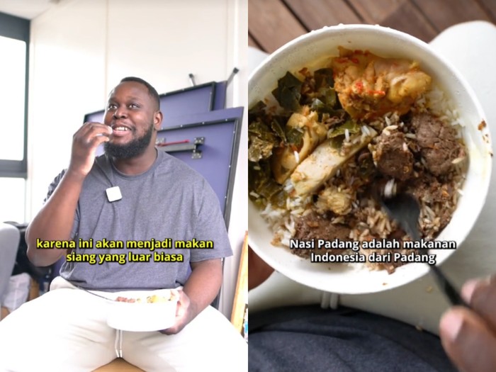 bule cicip nasi padang gegara video IShowSpeed