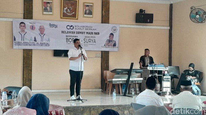 Cagubsu Bobby Nasution saat di Kabupaten Padang Lawas