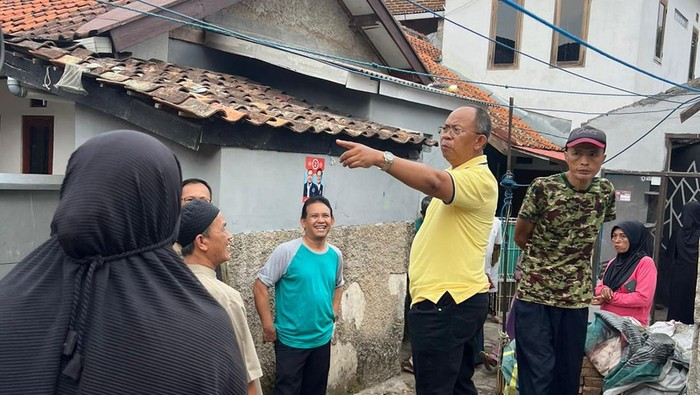 Cawalkot Cimahi, Dikdik Suratno Nugrahawan Blusukan ke Kawasan Padat Penduduk