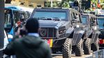 Gladi Resik HUT ke-79 TNI, Rantis Berjejer di Jalan Merdeka Barat