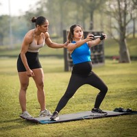 Sebelumnya Gritte sendiri sempat mengungkapkan di salah satu keterangan unggahannya jika dirinya baru mulai melakukan gym setelah usia kehamilan trimester 2. Tentunya hal tersebut juga berdasarkan persetujuan dokter dan pengawasan PT yang menemaninya. Foto: Instagram/Gritte Agatha