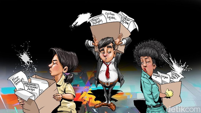 Ilustrasi Beban Kelas Menengah