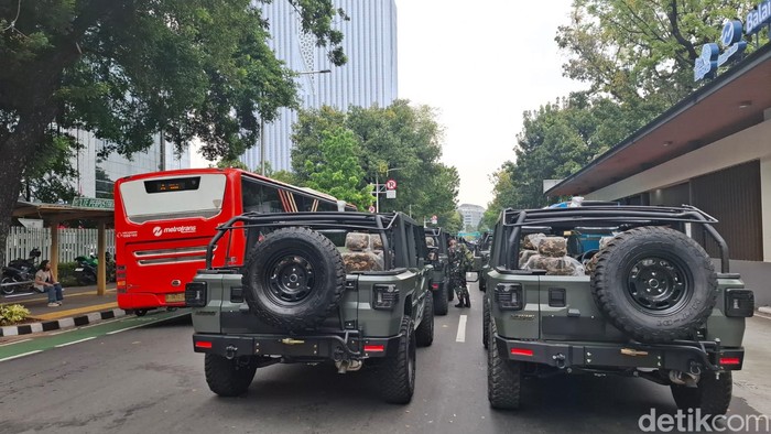 Jl Medan Merdeka Selatan Jakarta Pusat macet, 30 September 2024. (Brigitta Beli Permata Sari/detikcom)