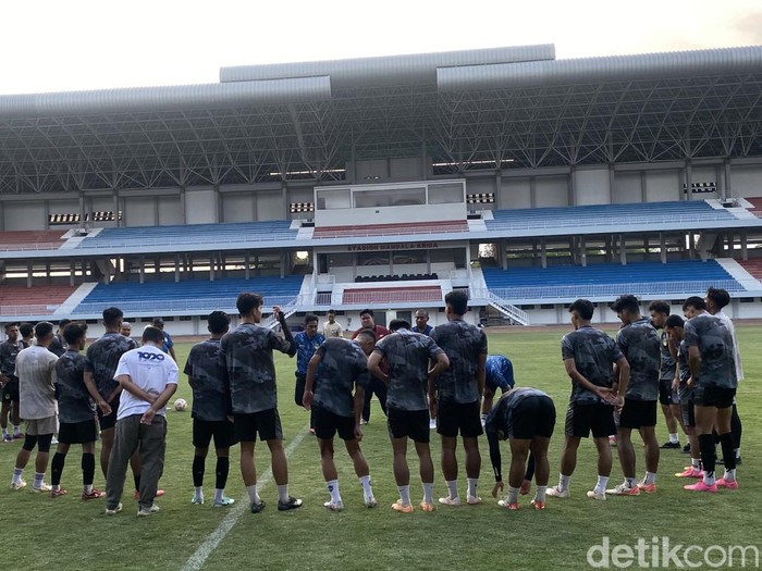Latihan PSIM Jogja jelang lawan Persijap Jepara, Senin (30/9/2024).