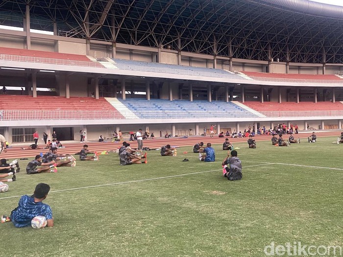 Latihan PSIM Jogja jelang lawan Persijap Jepara, Senin (30/9/2024).