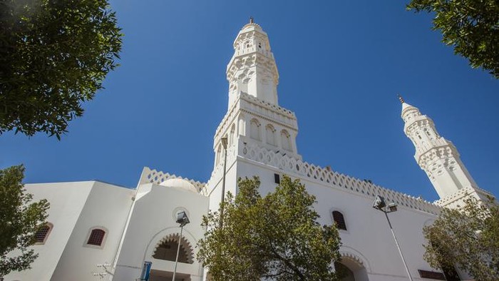 Qiblatain Mosque, one of popular and historical Mosque in Medina, Saudi Arabia. Built in Prophet Muhammad era.