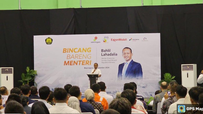 Menteri ESDM Bahlil Lahadalia di ExxonMobil