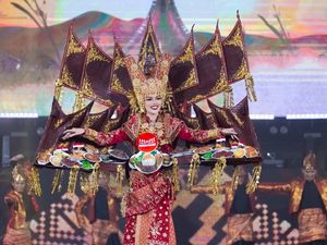 Foto Uniknya Kostum Nasional Miss Grand Indonesia 2024: Masakan Padang