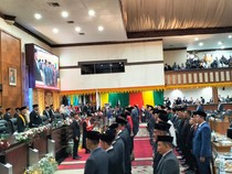 76 dari 81 Anggota DPR Aceh Dilantik, 5 Jadi Calon Kepala Daerah