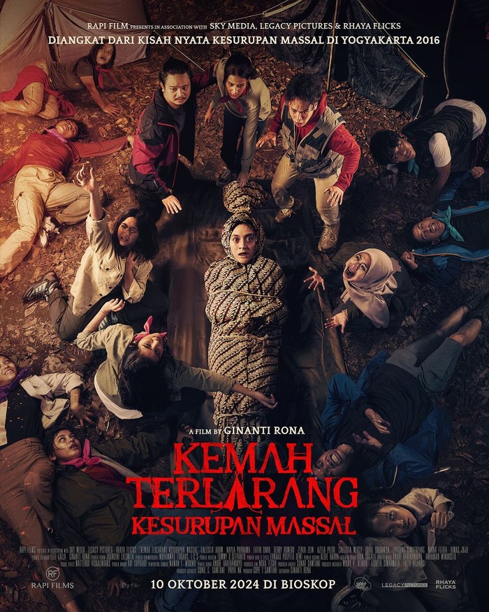 Poster Film Kemah Terlarang: Kesurupan Massal