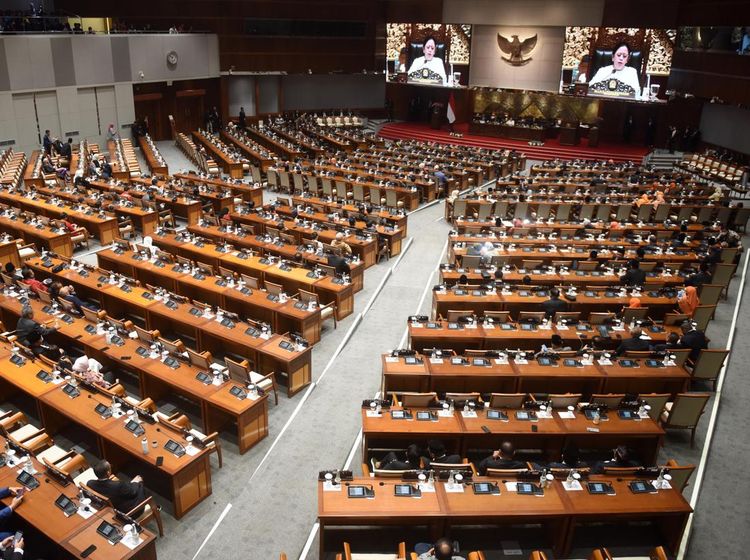 Potret Rapat Paripurna Terakhir DPR Periode 2019-2024