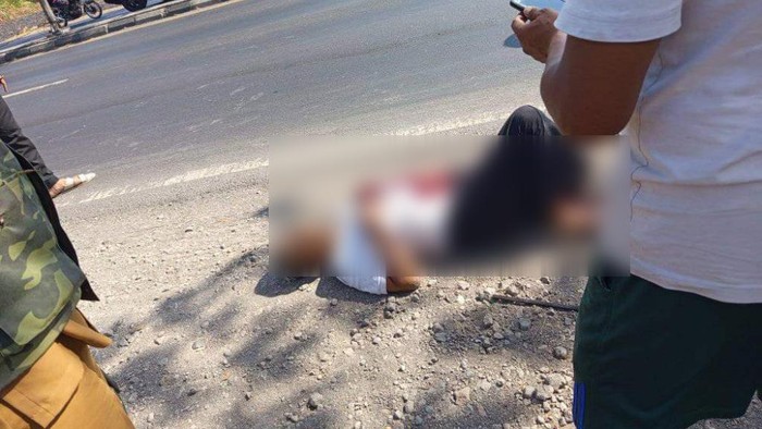 Sopir truk bersimbah darah usai dibacok saat tengah buang air kecil