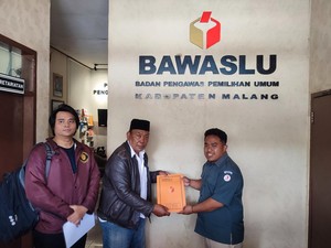 Dugaan Pelanggran Kampanye Sanusi-Lathifah Diadukan ke Bawaslu Malang