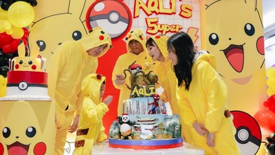 8 Foto Pesta Ultah Aqli Anak Ayu Dewi, 1 Keluarga Kompak Pakai Kostum Pokemon