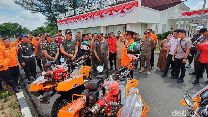 BNPB memberikan dukungan penanganan karhutla di Muba.