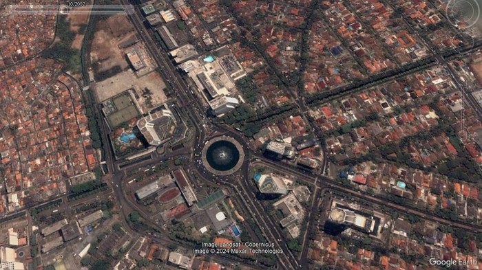 Fitur Google Earth Bisa Putar Waktu. (Tangkapan Layar Google Earth)