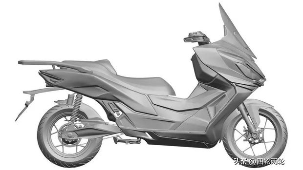 Gambar paten skuter listrik BYD