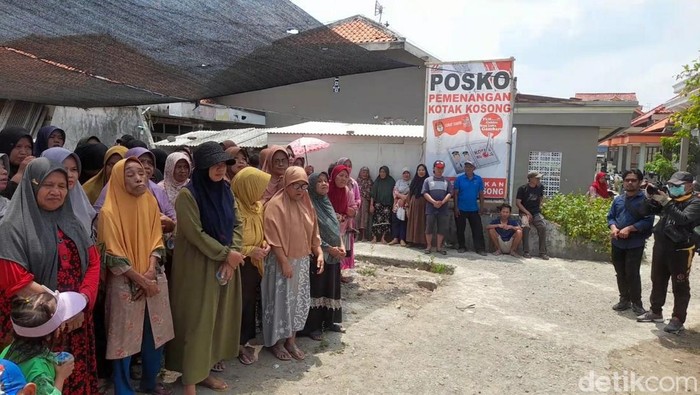 Kampanye kotak kosong di Brebes, Selasa (1/10/2024).