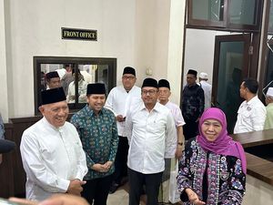 Khofifah-Emil Bertemu Pengurus PWNU Jatim, Ini yang Dibahas
