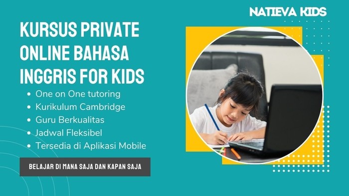 Kursus Private Online Bahasa Inggris For Kids