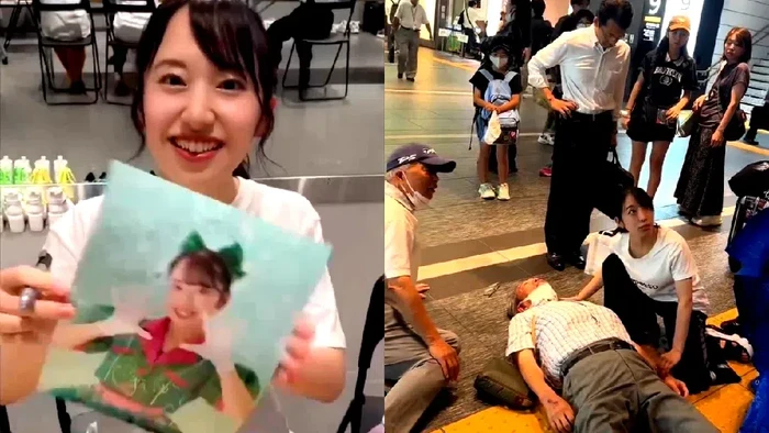 Viral video seorang laki-laki tak sadarkan diri kemudian ditolong perempuan. Ternyata, penyelamatnya adalah seorang dokter yang juga idol Jpop bernama Maika Kitamura.