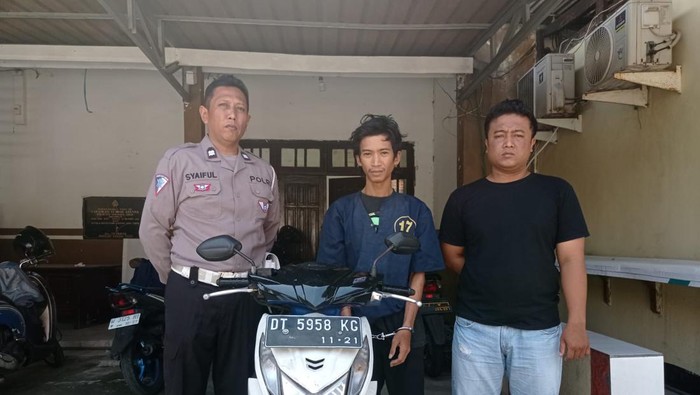 Maling motor di Kedinding Lor Surabaya