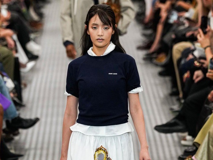 Minnie (G)I-DLE memulai debut sebagai model runway MiuMiu