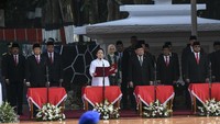 Adapun beberapa menteri Kabinet Indonesia Maju yang hadir seperti, Menteri Koordinator bidang Perekonomian Airlangga Hartarto, Menteri Koordinator bidang Politik, Hukum dan Keamanan Hadi Tjahjanto, Ketua MPR RI Bambang Soesatyo, Menteri Investasi/Kepala BKPM Rosan Roeslani, Wakil Menteri Tenaga Kerja (Wamenaker) RI Afriansyah Noor, Menteri Komunikasi dan Informatika Budi Arie Setiadi. Juga Menteri Pendidikan Kebudayaan Riset dan Teknologi Nadiem Makarim, Menteri Agraria dan Tata Ruang/Kepala Badan Pertanahan Nasional (ATR/BPN), Agus Harimurti Yudhoyono l, Wakil Menteri Keuangan Thomas Djiwandono, Menteri Perhubungan Budi Karya Sumadi, Menteri Sekretaris Negara Pratikno.