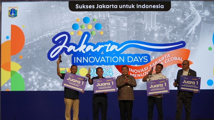 PAM Jaya Sabet Juara 1 Kategori BUMD di Jakarta Innovation Awards 2024