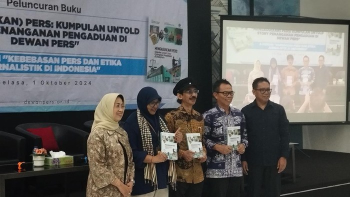 Peluncuran buku di Dewan Pers (Fawdi/detikcom)