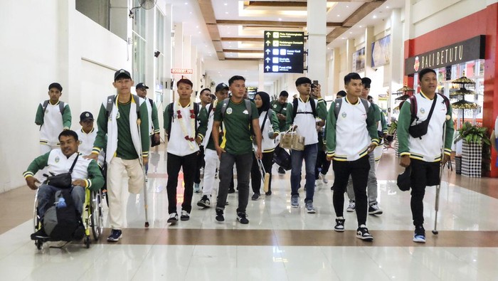 Kontingen mulai tiba di Solo, penyelenggara Peparnas 2024.