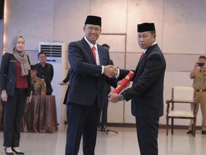 Pj Gubernur Babel Kukuhkan Pjs Bupati Belitung Timur