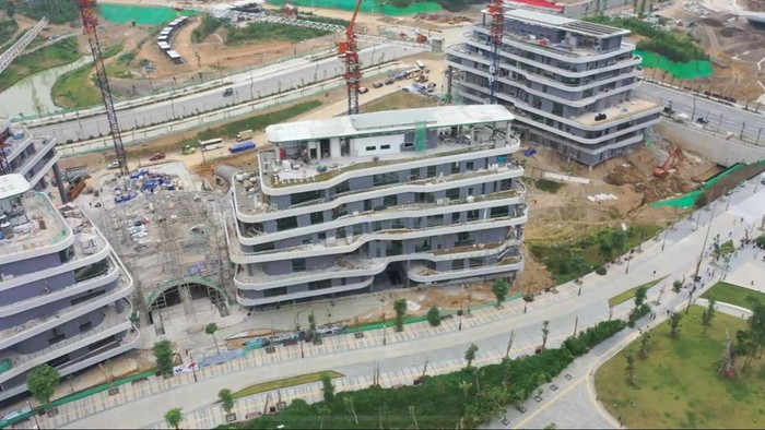 Proyek gedung-kantor Kemenko 3 di IKN