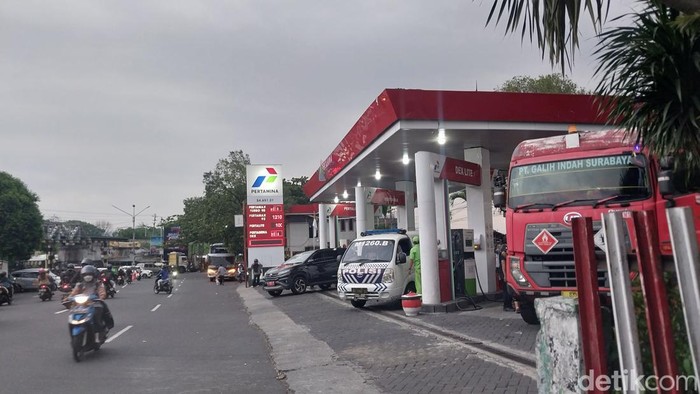 Salah satu SPBU di Malang