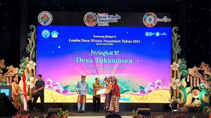 Tiga desa di Sulsel meraih penghargaan dalam Lomba Desa Wisata Nusantara 2024.