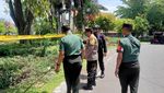 Tim Jibom Evakuasi Granat Nanas di Taman Jalan Residen Sudirman