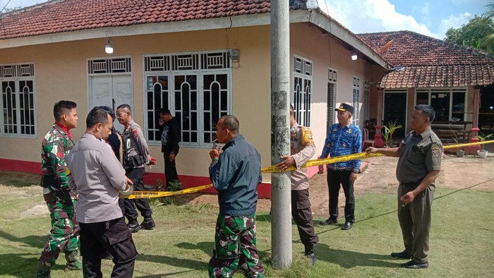 TKP Penembakan yang dilakukan suami terhadap istrinya di Lampung Tengah