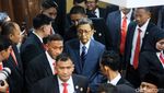 Momen 3 Mantan Wapres Hadiri Pelantikan Anggota MPR/DPR/DPD