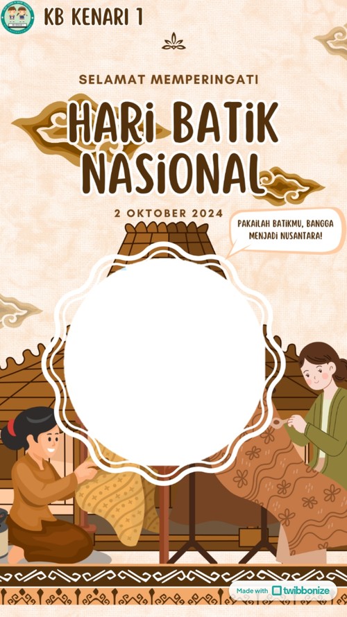 Twibbon Hari Batik Nasional 2024