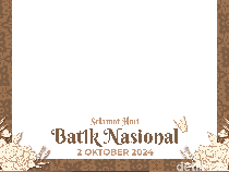 10 Twibbon Hari Batik Nasional 2024 Gratis, Yuk Unggah di Medsos!