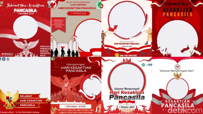 Twibbon Hari Kesaktian Pancasila 2024.
